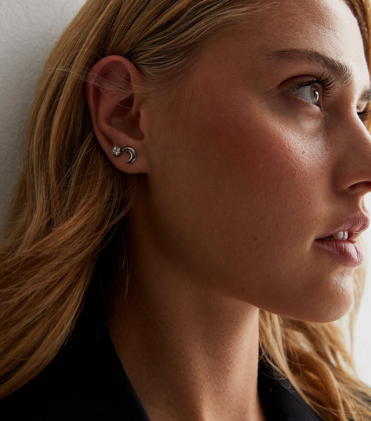 New Look 9 Pack Silver Mixed Stud Earrings New Look - 3