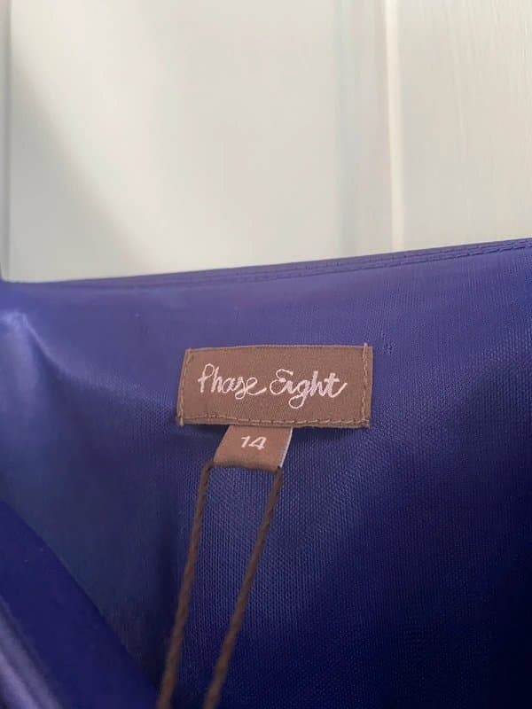 Phase Eight Purple satin dress from Phase Eight size 14 BNWT