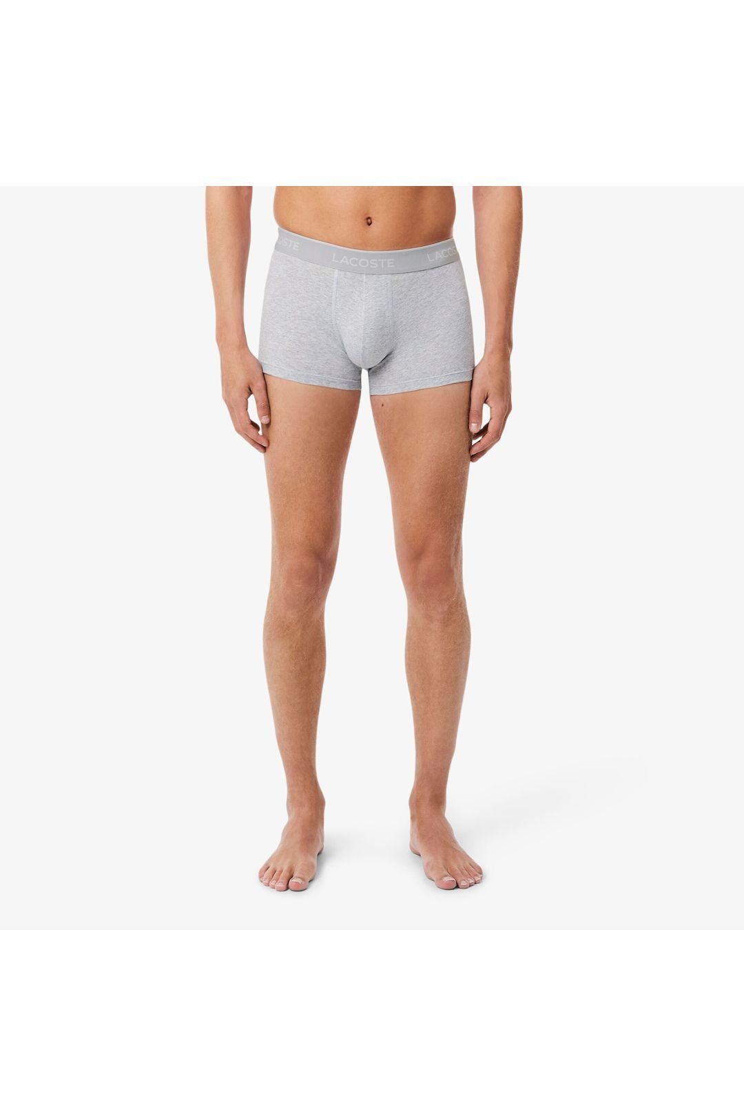 Lacoste Lacoste Men's 3 Pack Trunks DTM Black/Grey/White - 3