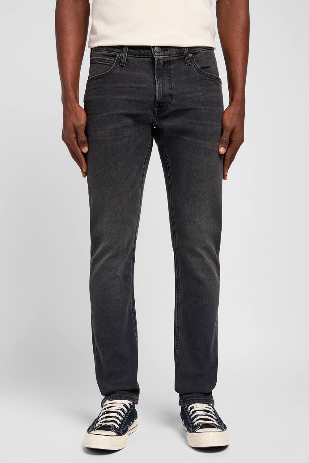 Lee Lee Men's Luke Slim Fit Jeans Asphalt Rocker in Grey - 2