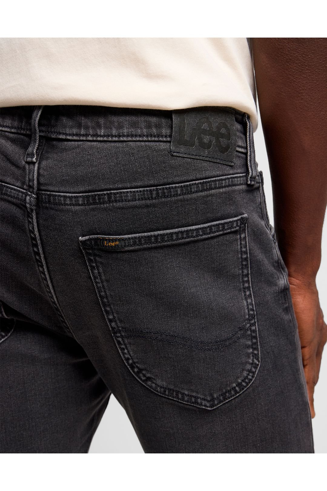 Lee Lee Men's Luke Slim Fit Jeans Asphalt Rocker in Grey - 4