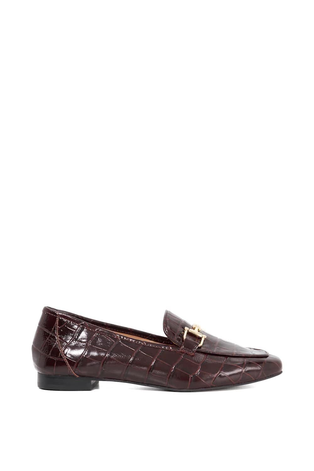 Dune London Dune London Women's 'Grained' Leather Loafers in Red
