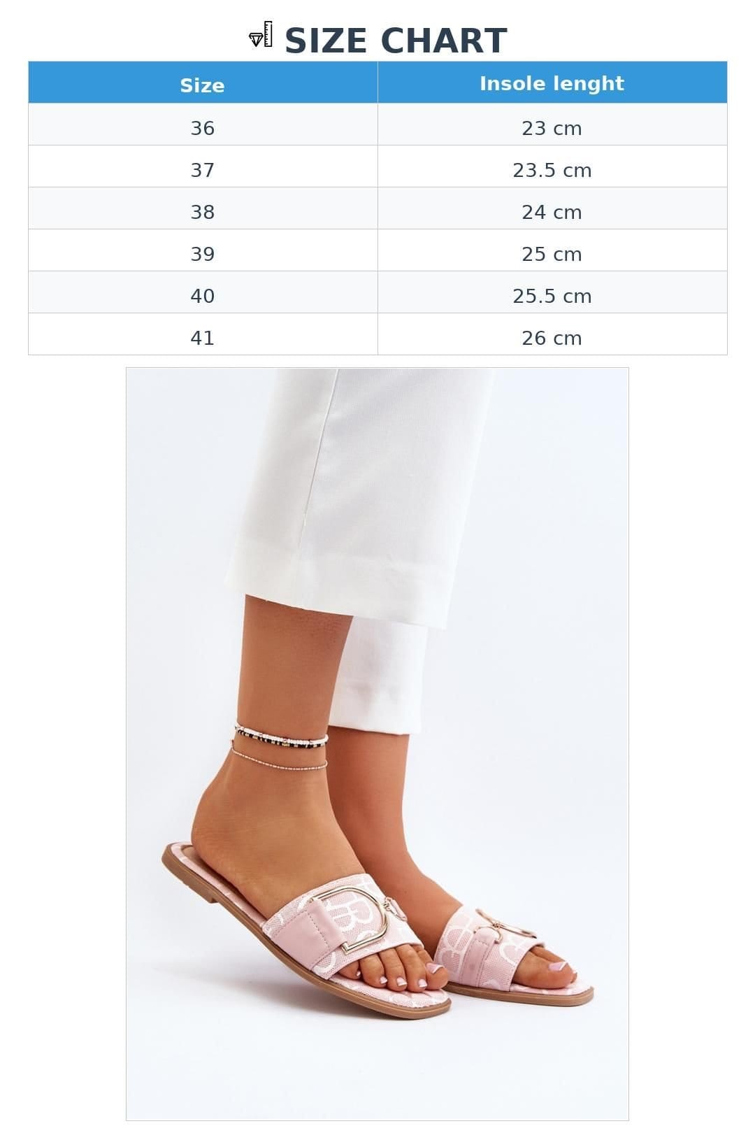 Love Lace Love Lace Women's Elegant Flat Heeled Gold Detailed Flip Flops for Hot Days in Pink - 4