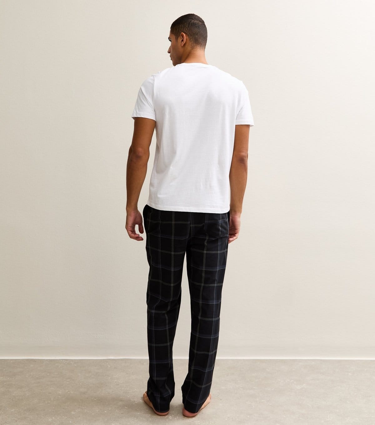 Only and Sons Men's Black Relaxed Pyjama Trousers Only and Sons New Look - 4