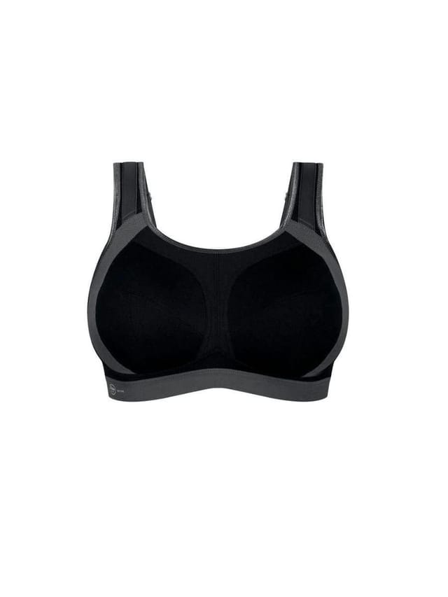 Anita Anita Women's Active Extreme Control F-K Sports Bra in Black - 3