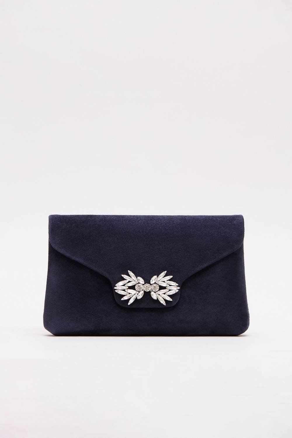 Phase Eight Phase Eight Women's Sparkle Clutch Bag in Dark Navy - 2