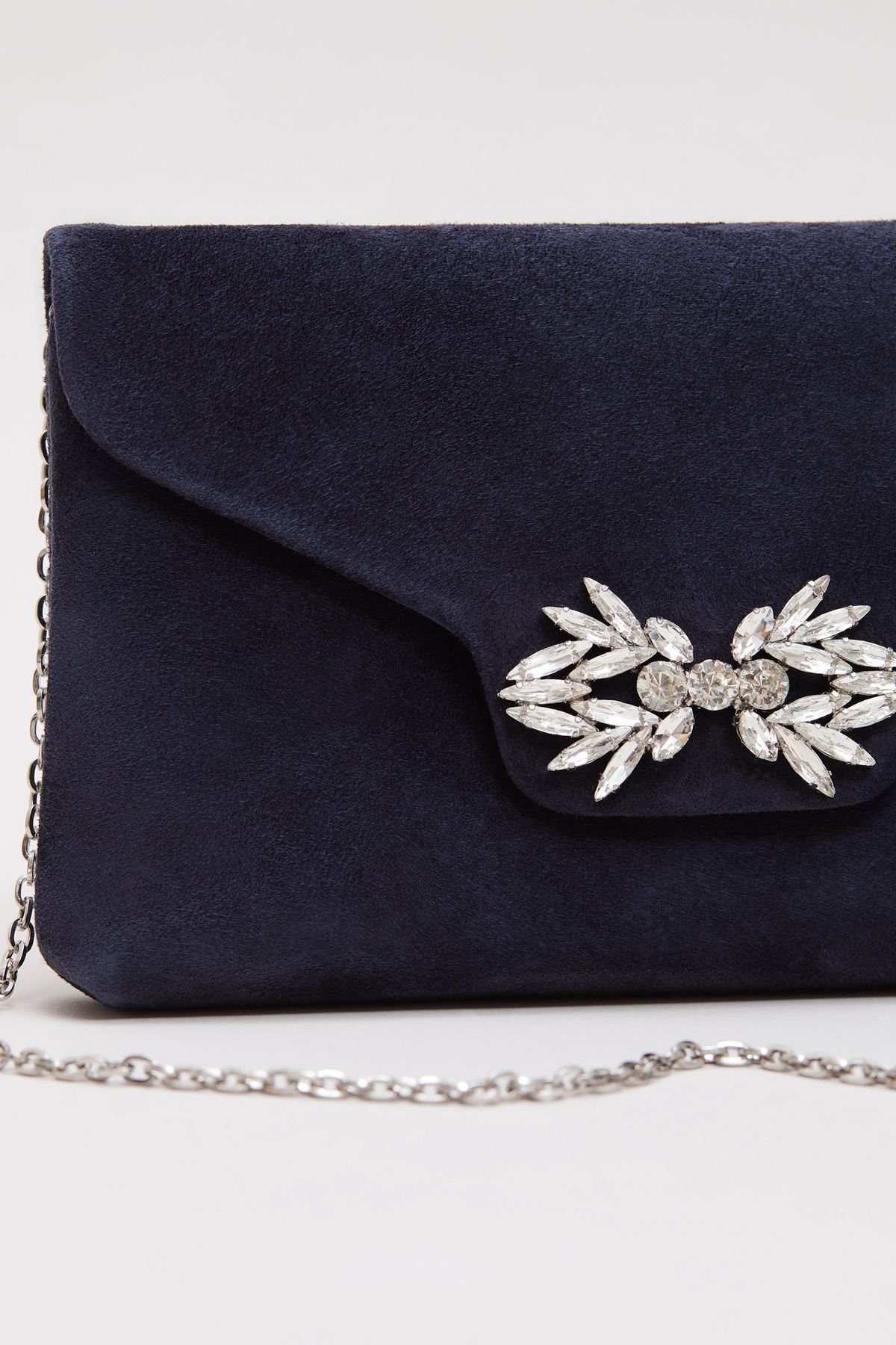 Phase Eight Phase Eight Women's Sparkle Clutch Bag in Dark Navy - 3