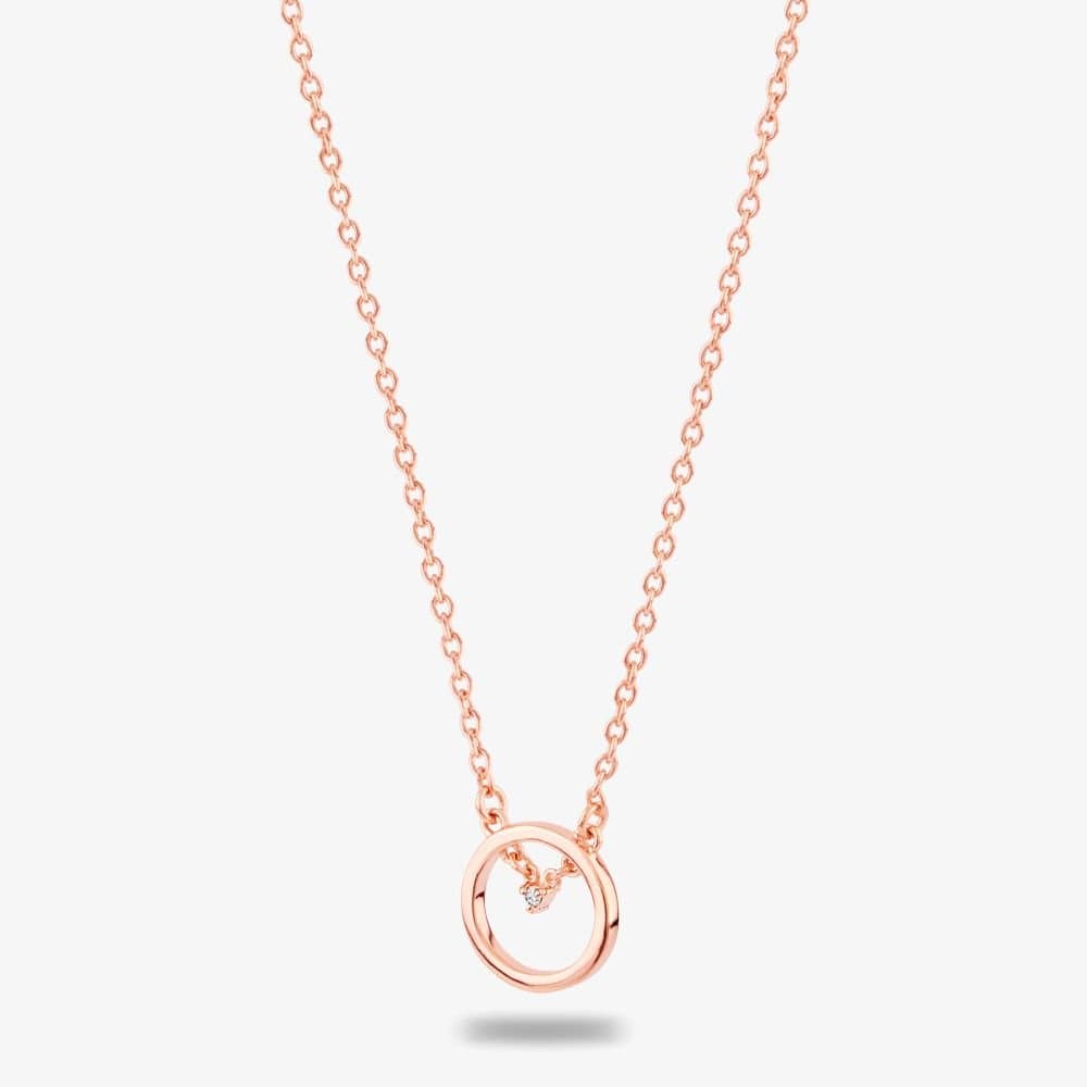 Rosa Lea Rosa Lea Women's Centrepoint Necklace BJ-P3301CRRG0.5(T) in Rose