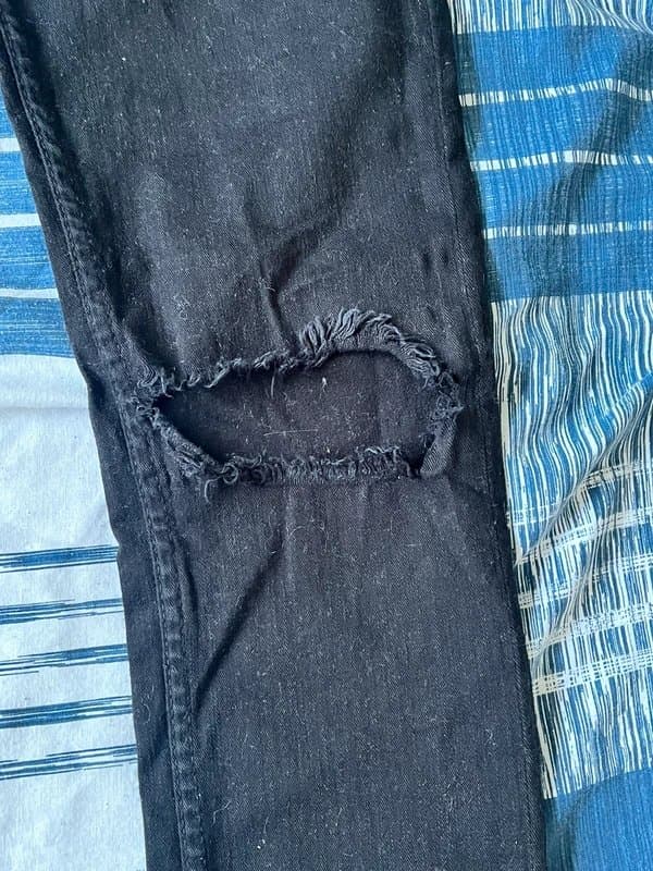 New Look Mens ripped skinny jeans