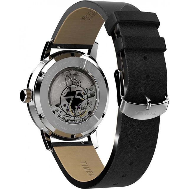 Timex Timex Men's TW2Y10000 Peanuts 40mm Automatic Watch in Black - 3