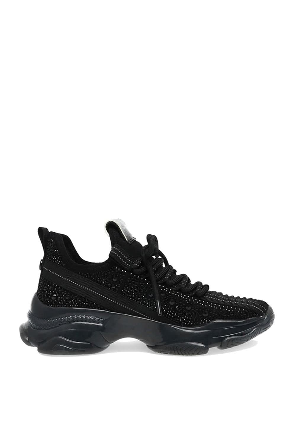 Steve Madden Steve Madden Black Fabric Trainers for Women