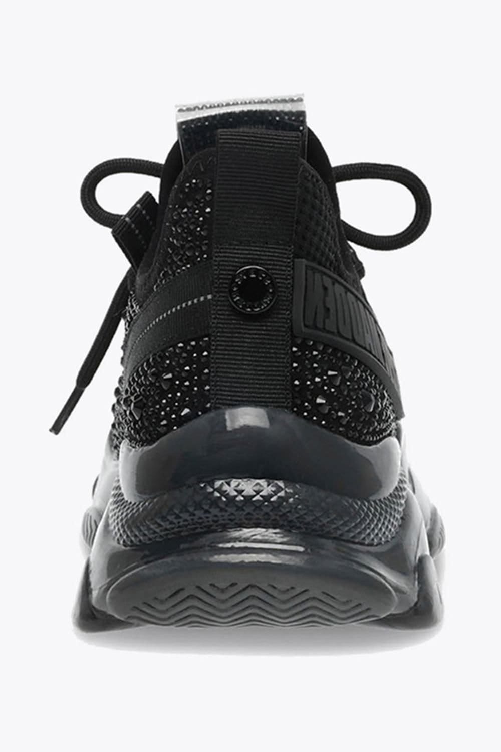 Steve Madden STEVE MADDEN Women's 'Maxilla Trainer Black' Fabric Trainers in Black - 4