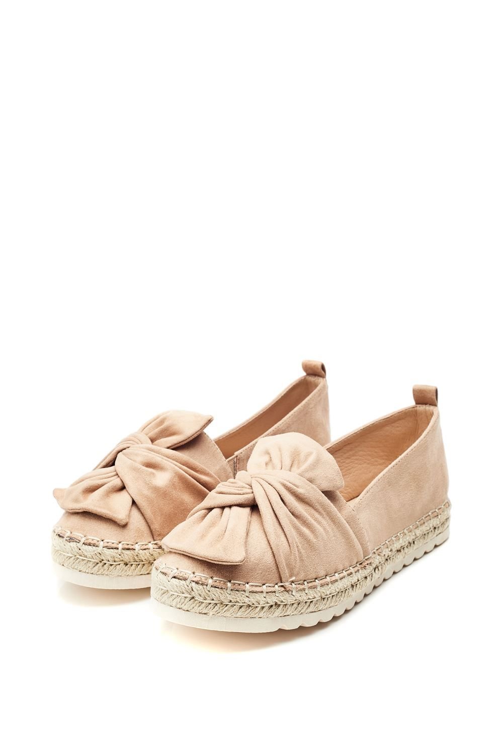 Moda In Pelle Moda In Pelle Women's 'Fionna' Alcantara Loafers in Taupe - 2