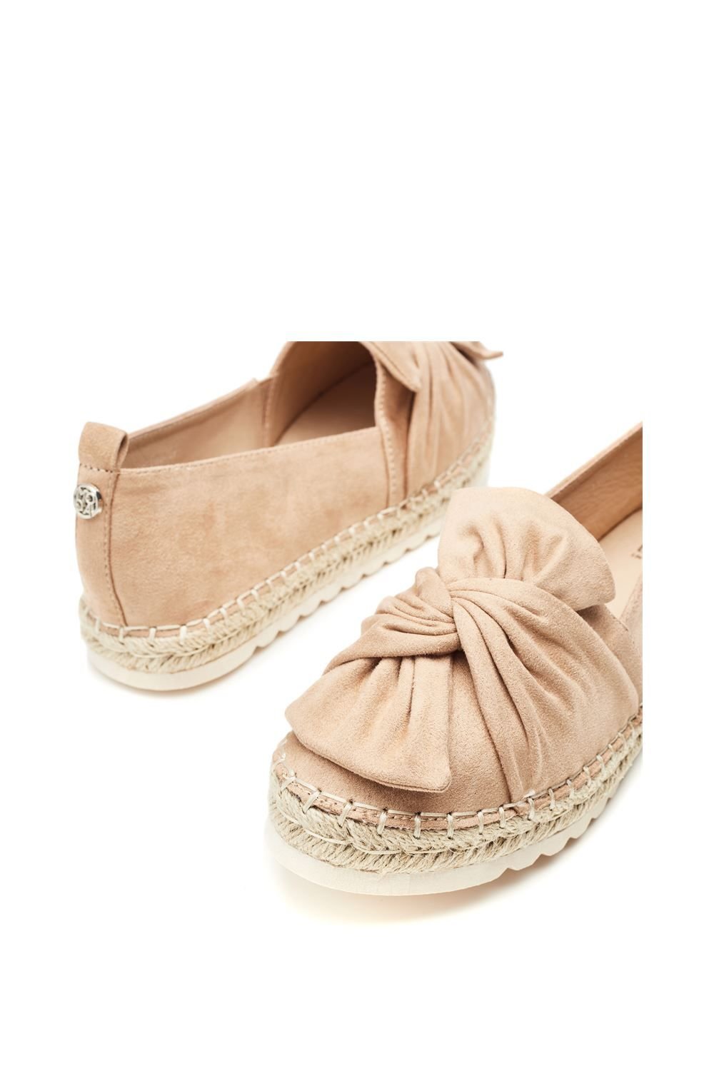 Moda In Pelle Moda In Pelle Women's 'Fionna' Alcantara Loafers in Taupe - 4