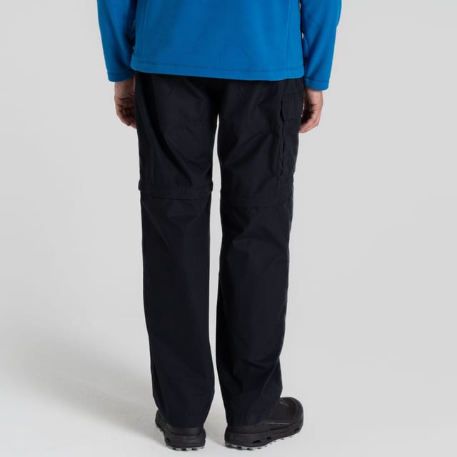 Craghoppers Craghoppers Men's Kiwi Convertible Water Repellent Anti-Insect Trousers in Dark Navy - 3