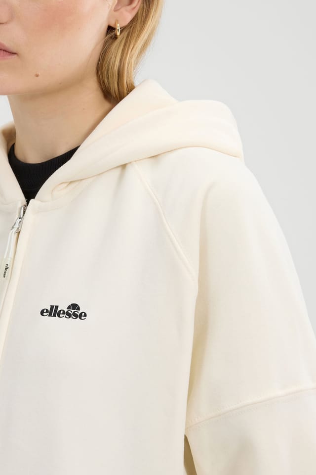 Ellesse Ellesse Women's Pianella FZ Hoodie in Off-White - 3