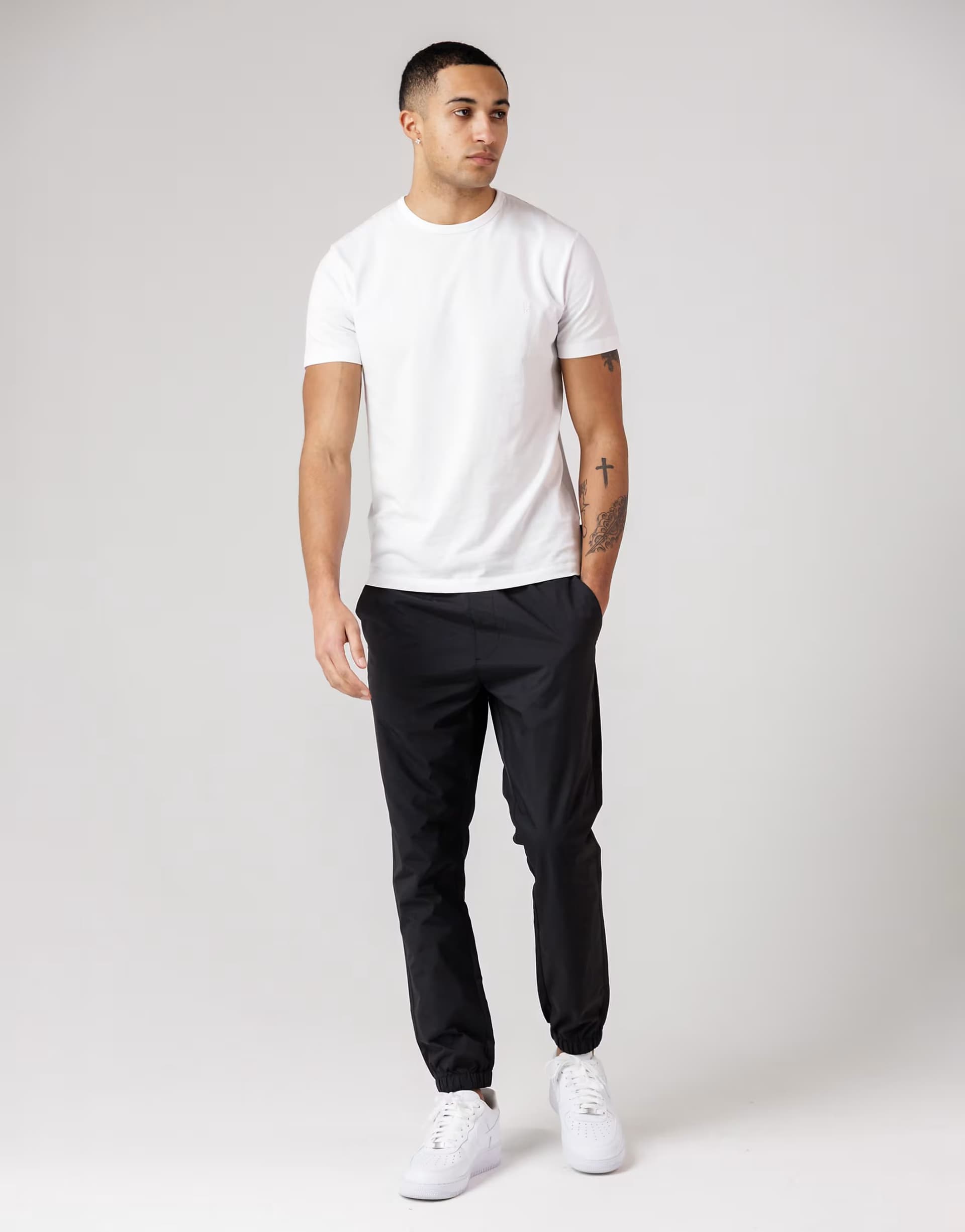 ASOS ASOS French Connection Tech Cuffed Trousers in Black