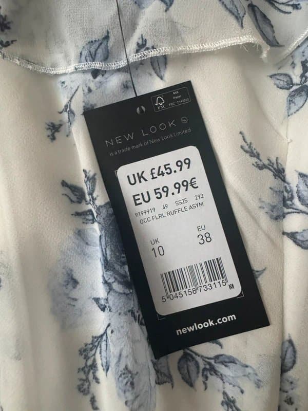 New Look New Look floral ruffle maxi dress