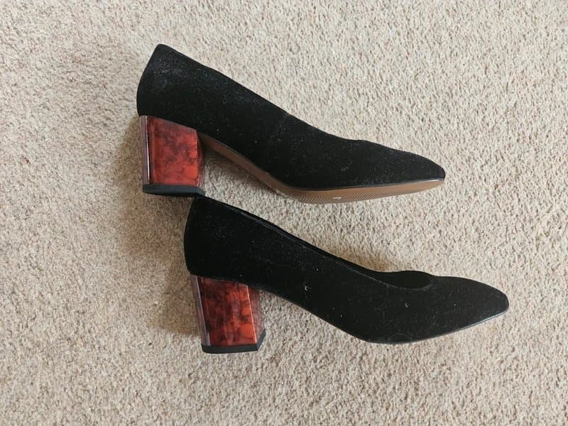 Topshop Topshop, 39 6 velvet tortoiseshell heels
