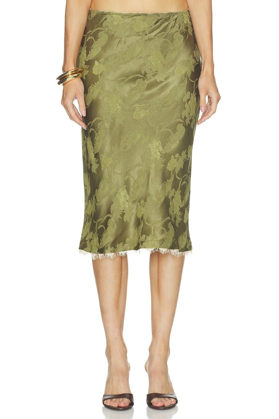 revolve Winifred Bias Slip Skirt