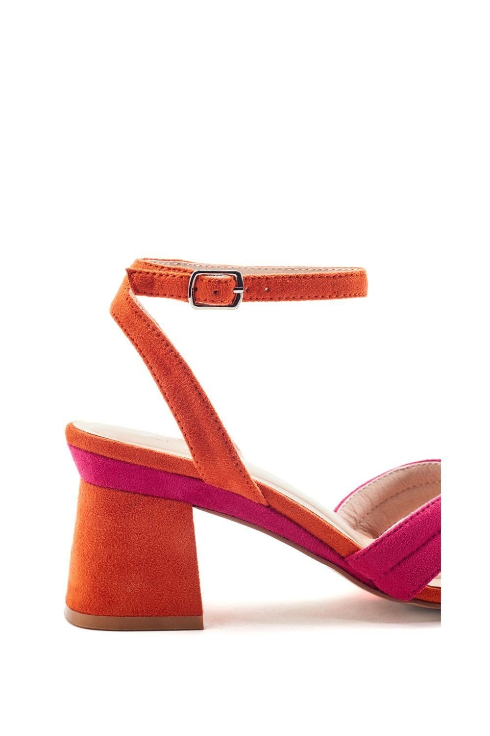 Moda In Pelle Moda In Pelle Women's 'Madelia' Alcantara Heeled Sandals - 4