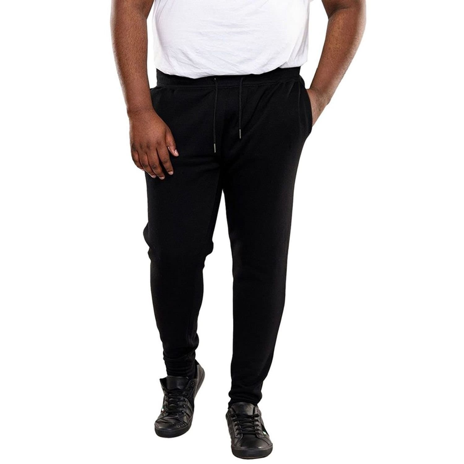 Duke Clothing Duke Clothing Men's D555 Brandon Kingsize Cuffed Joggers in Black