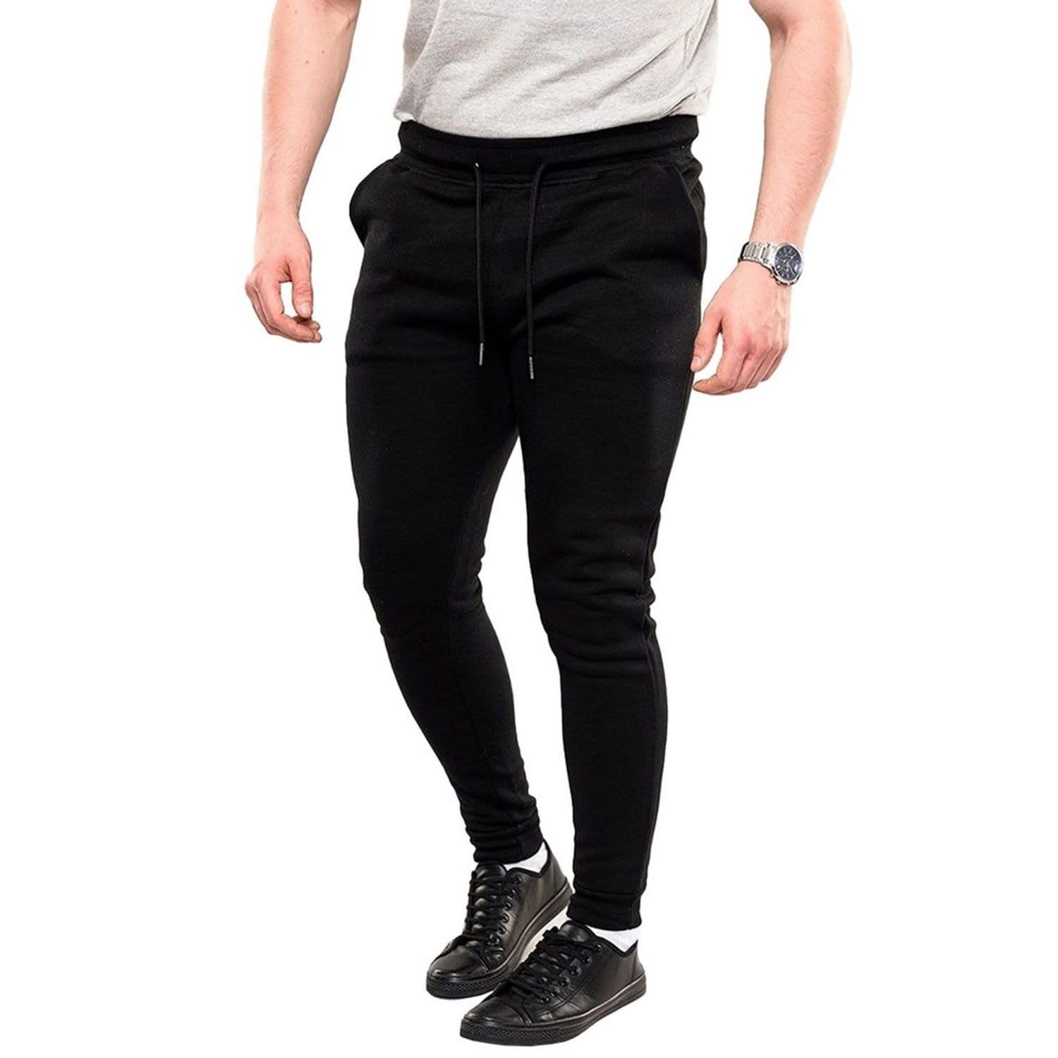Duke Clothing Duke Clothing Men's D555 Brandon Kingsize Cuffed Joggers in Black - 4