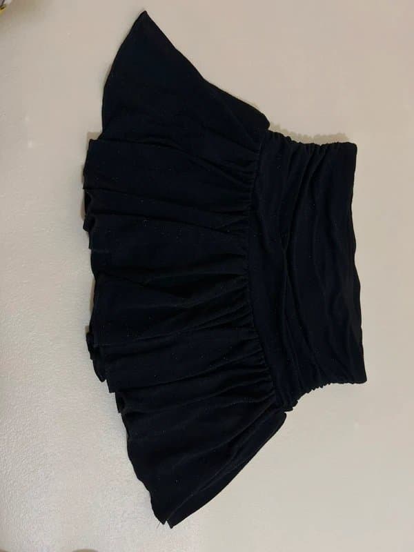 Bershka Sparkly Black Mini Skirt | Perfect for Nights Out