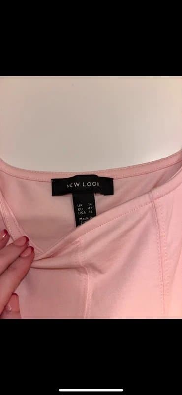 New Look New look baby pink corset design top