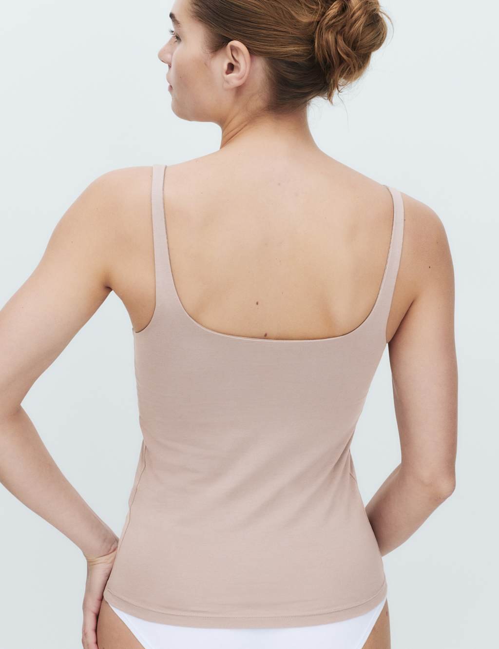 Marks & Spencer M&S Secret Support™ Scoop Neck Bra Vest Mushroom - 3