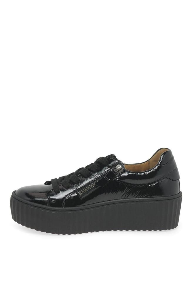 Gabor Gabor Women's 'Dolly' Flatform Trainers in Black - 2