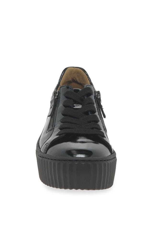 Gabor Gabor Women's 'Dolly' Flatform Trainers in Black - 3