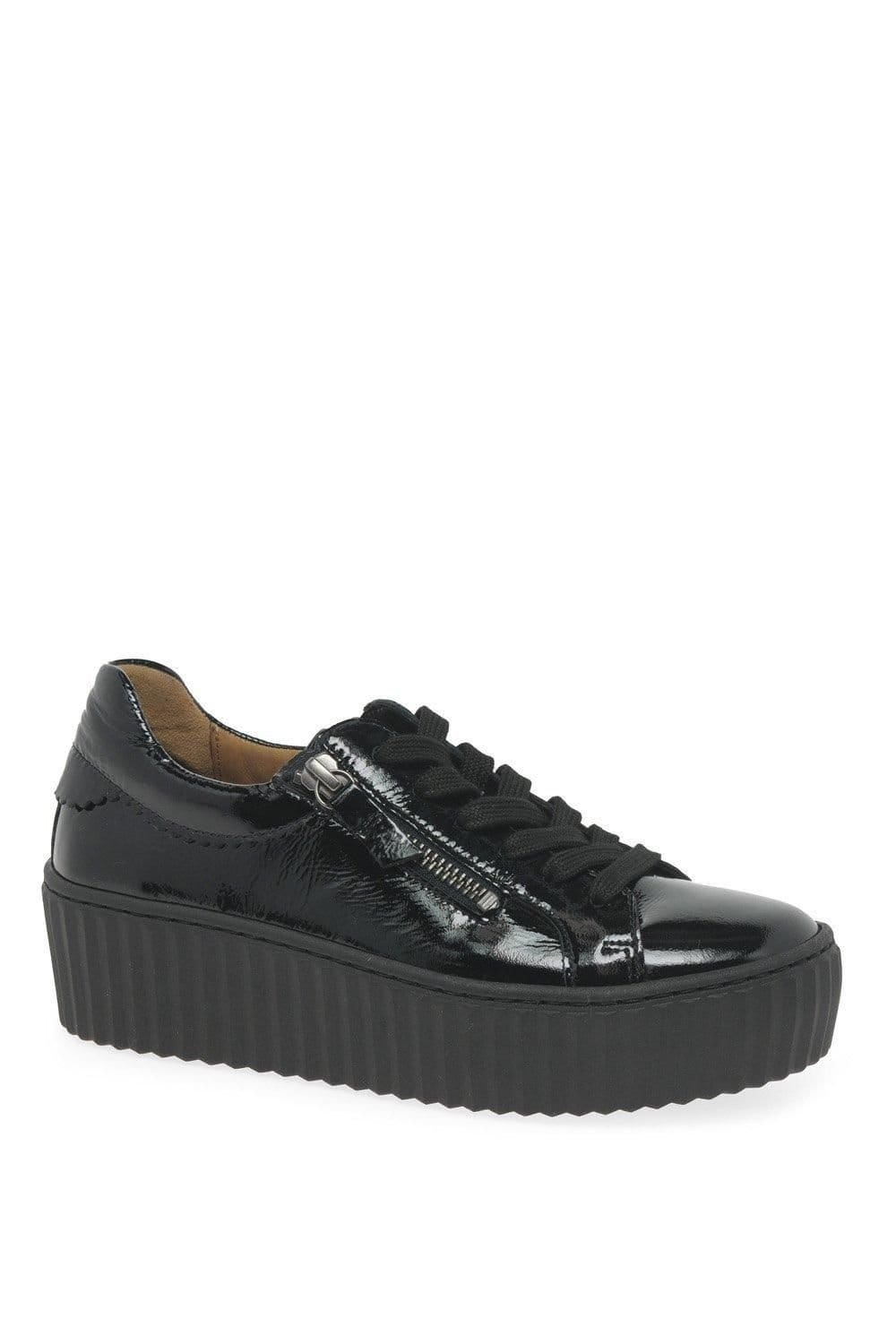 Gabor Gabor Women's 'Dolly' Flatform Trainers in Black - 4