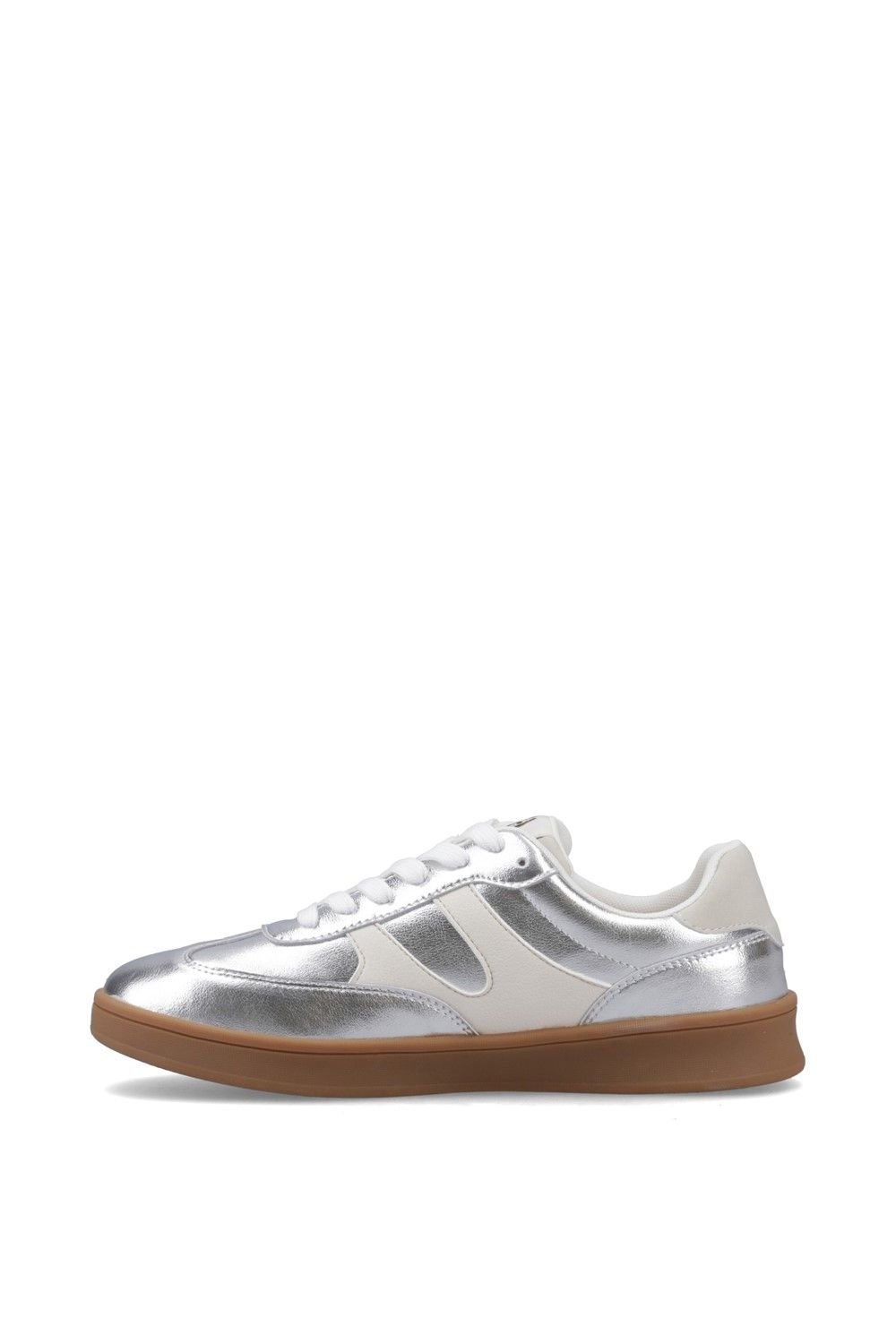 Hush Puppies Hush Puppies Women's Maura Sneaker in Silver - 4
