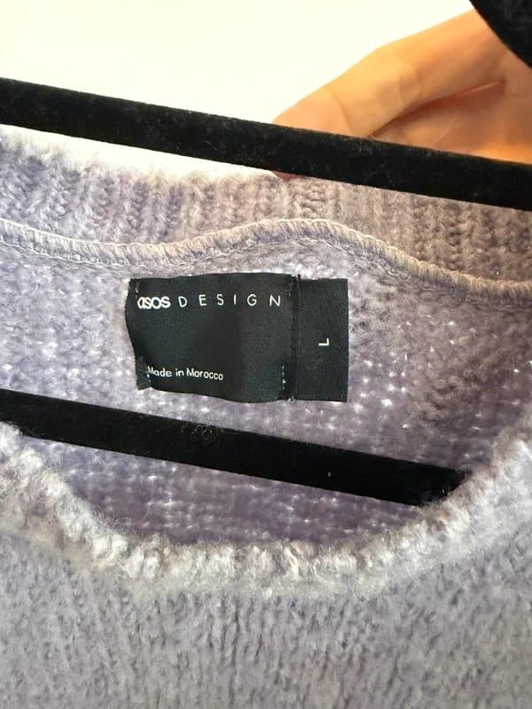 ASOS Design lilac knit jumper