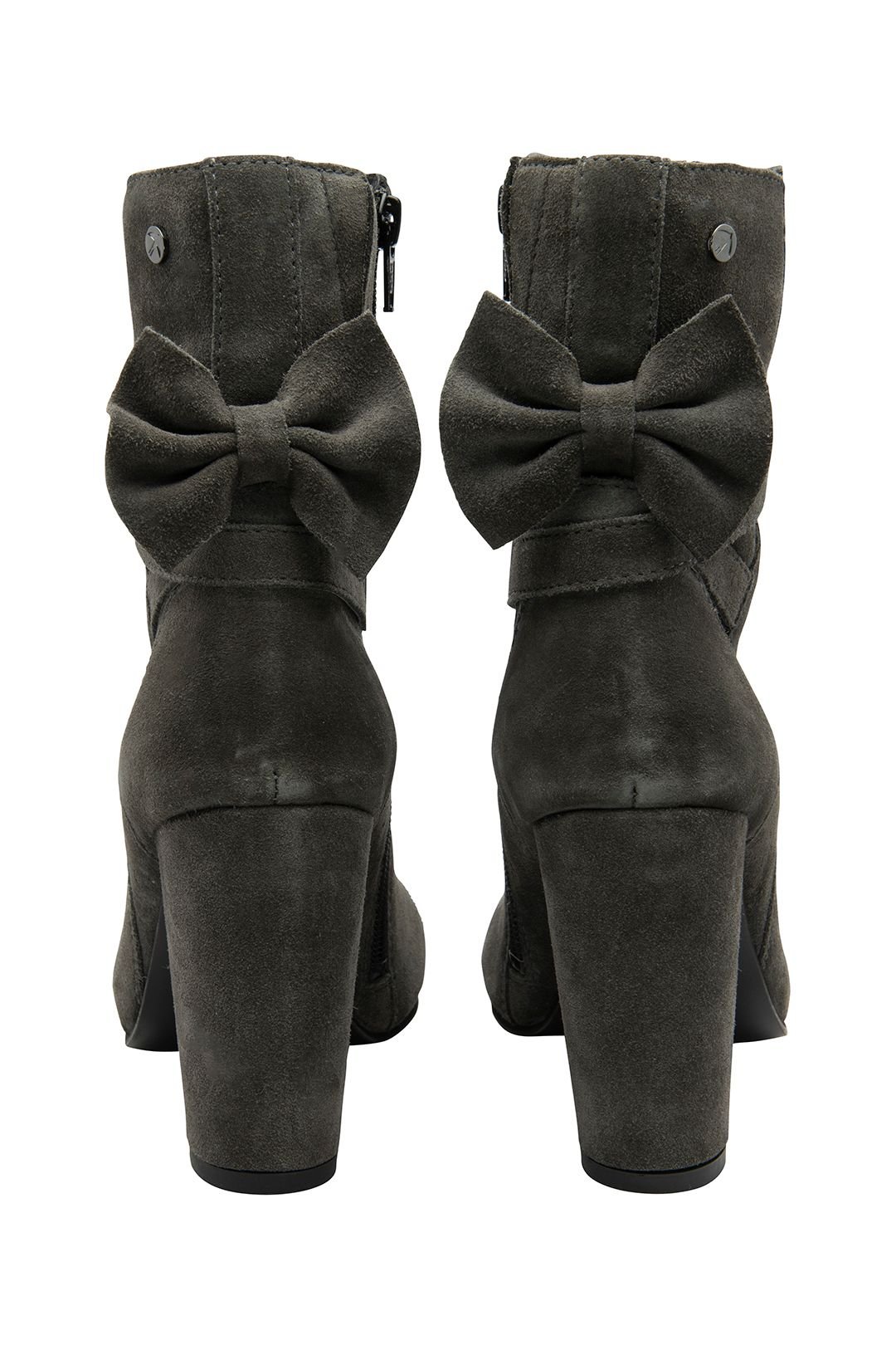 Ravel Ravel Women's 'Alder' Suede Heeled Ankle Boots in Grey - 3