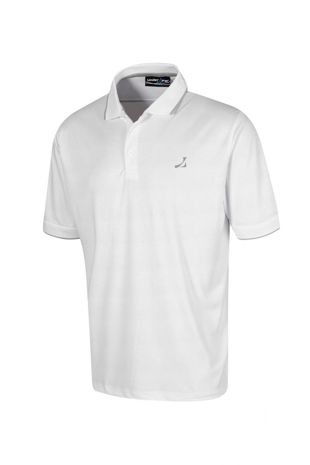 Under Par Under Par Men's Twin Pack UV Protection Stretch Golf Polo Shirts (Pack of 2) in Navy - 3