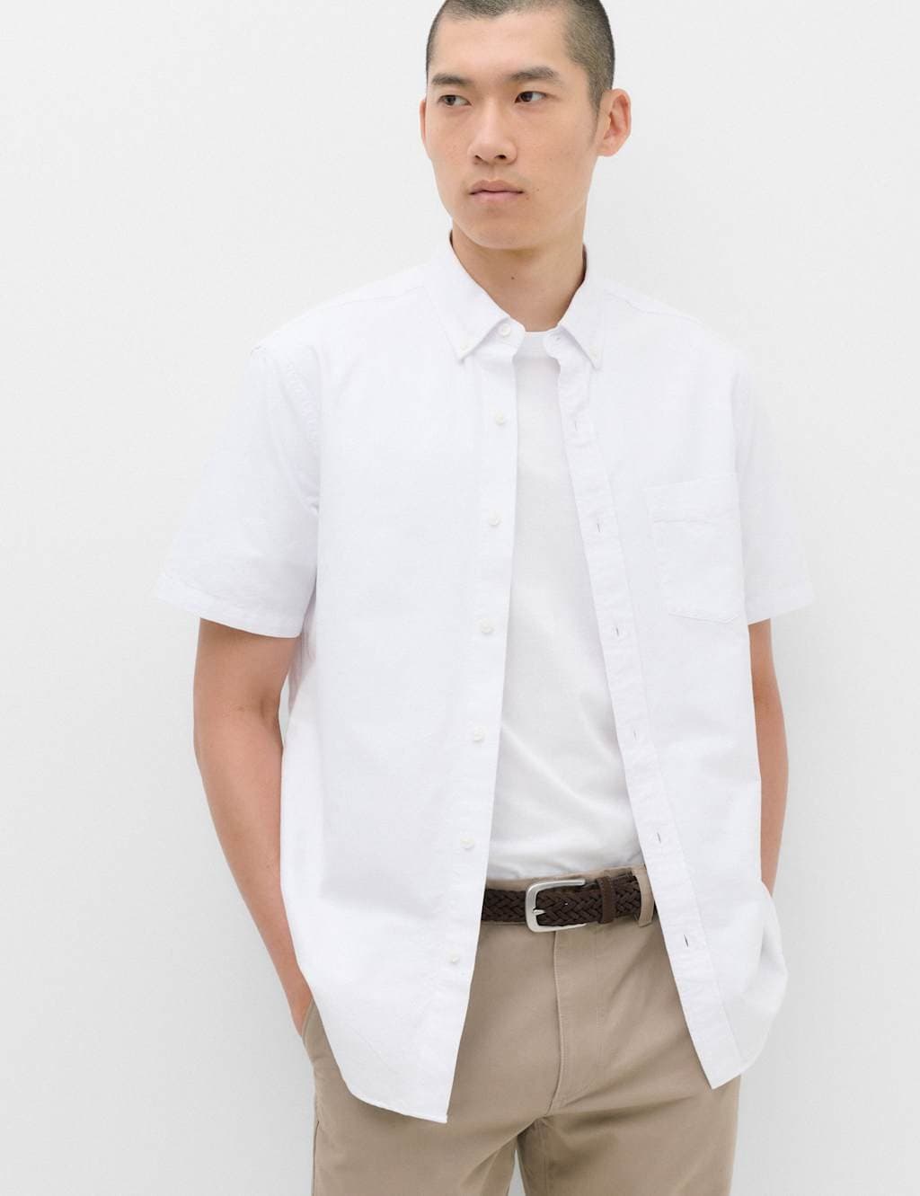 Marks & Spencer M&S Ultimate Pure Cotton Oxford Shirt White