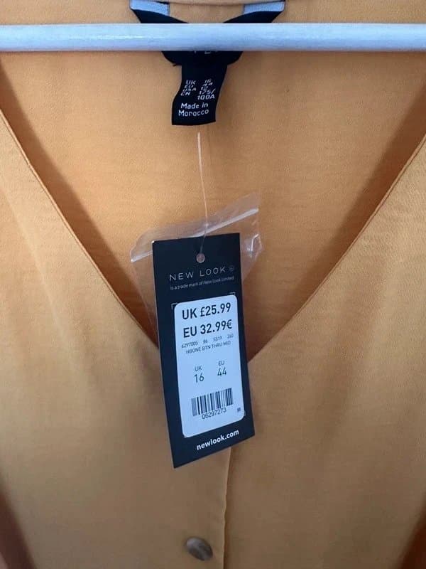 New Look New Look Yellow Midi Button Down Dress | Size 16 | BNWT