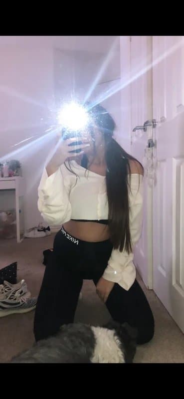 PrettyLittleThing PLT cream ribbed crop top with ruched sleeves
