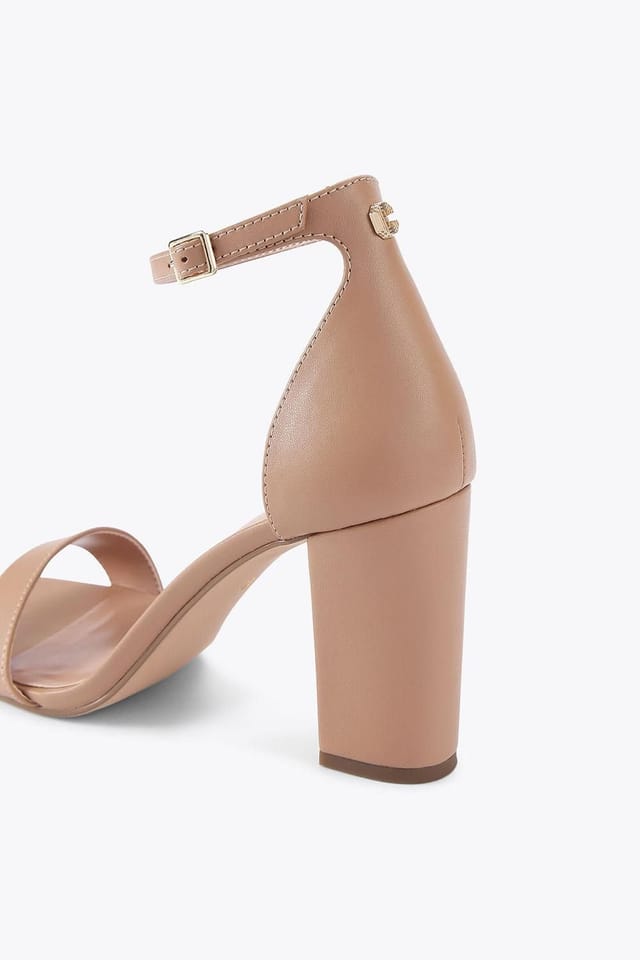 Carvela Carvela Women's 'Capo Block Heel' Heels in Pale Pink - 3