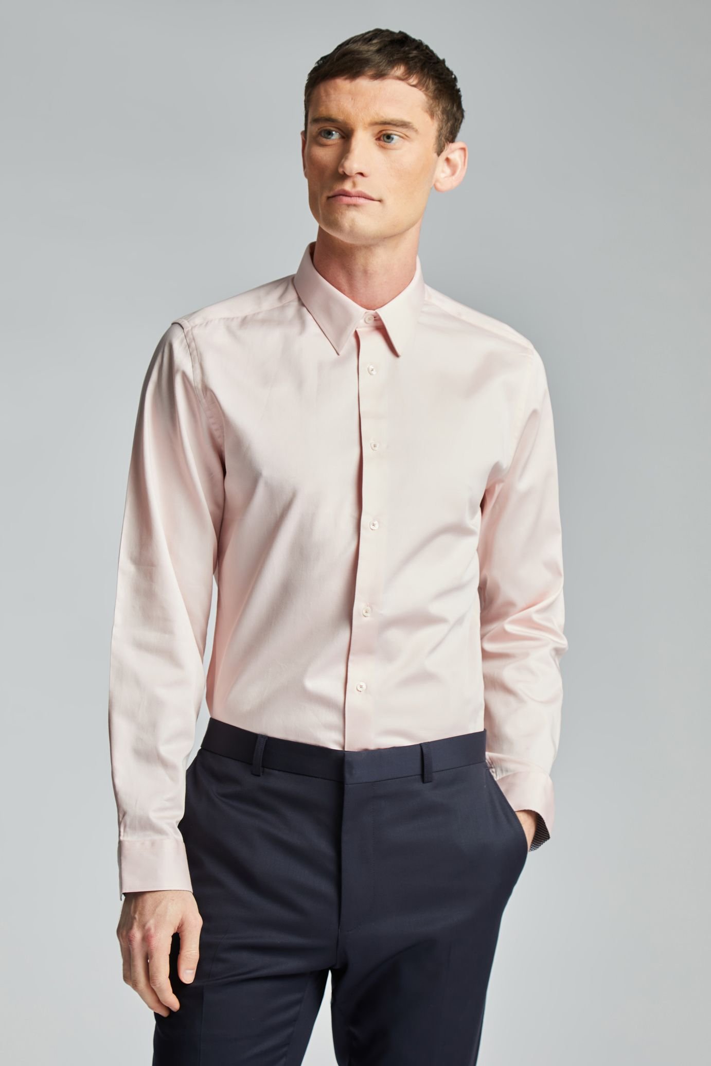 Ted Baker Ted Baker Men's Maelor Core Pale Pink Shirt - 3