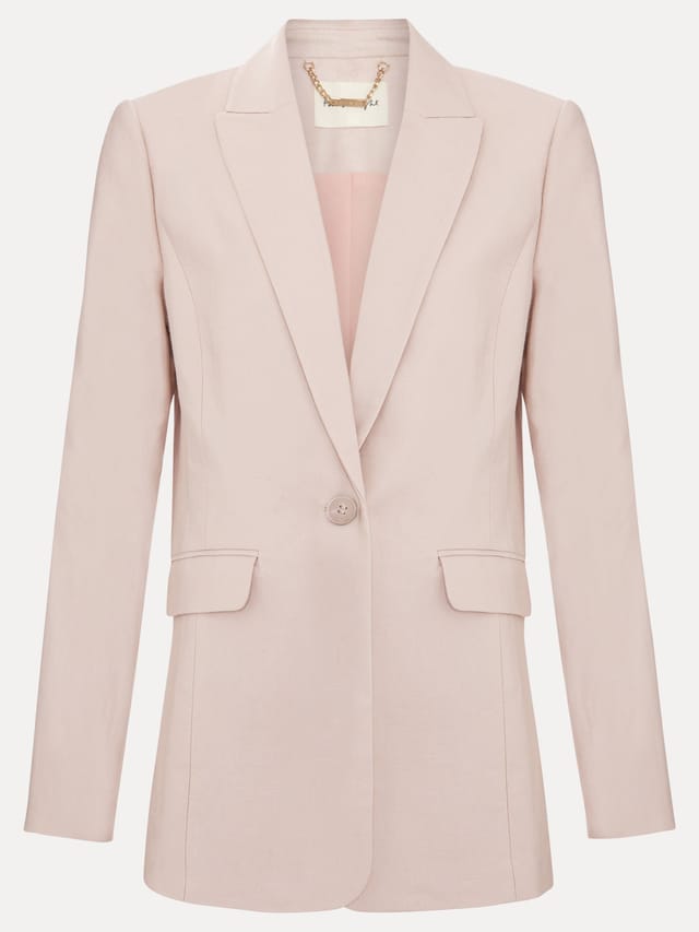 Phase Eight Phase Eight Women's Amble Sheen Blazer in Light Beige - 2