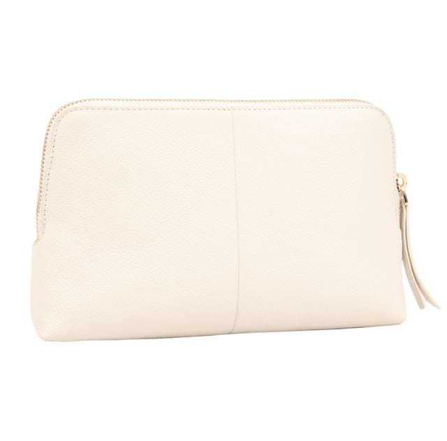 Paul Costelloe Paul Costelloe Women's Meta Leather Pouch in White - 2