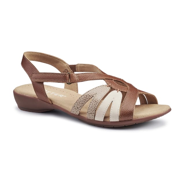 Hotter Hotter Women's Wide Fit 'Flare' Sandals in Tan - 2