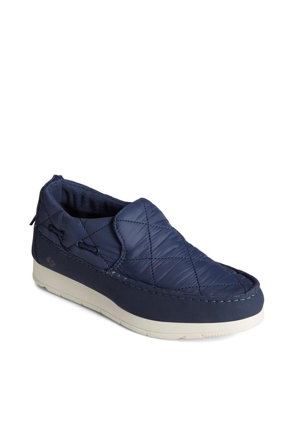 Sperry Sperry Women's 'Moc-Sider' Water-Resistant Suede Slip On Shoes in Navy
