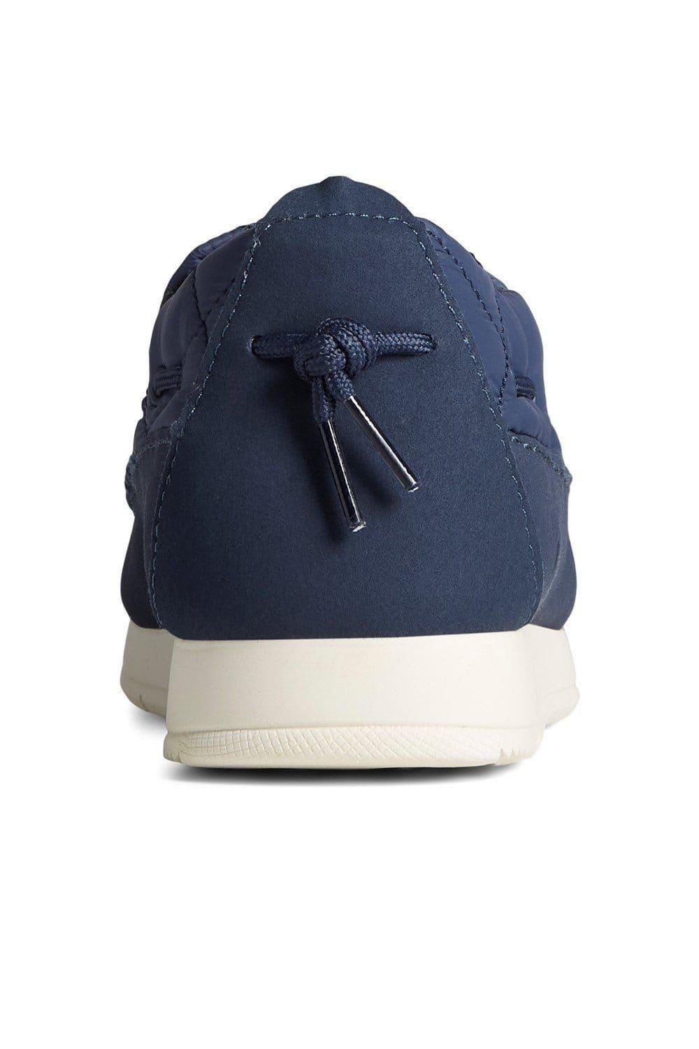 Sperry Sperry Women's 'Moc-Sider' Water-Resistant Suede Slip On Shoes in Navy - 4