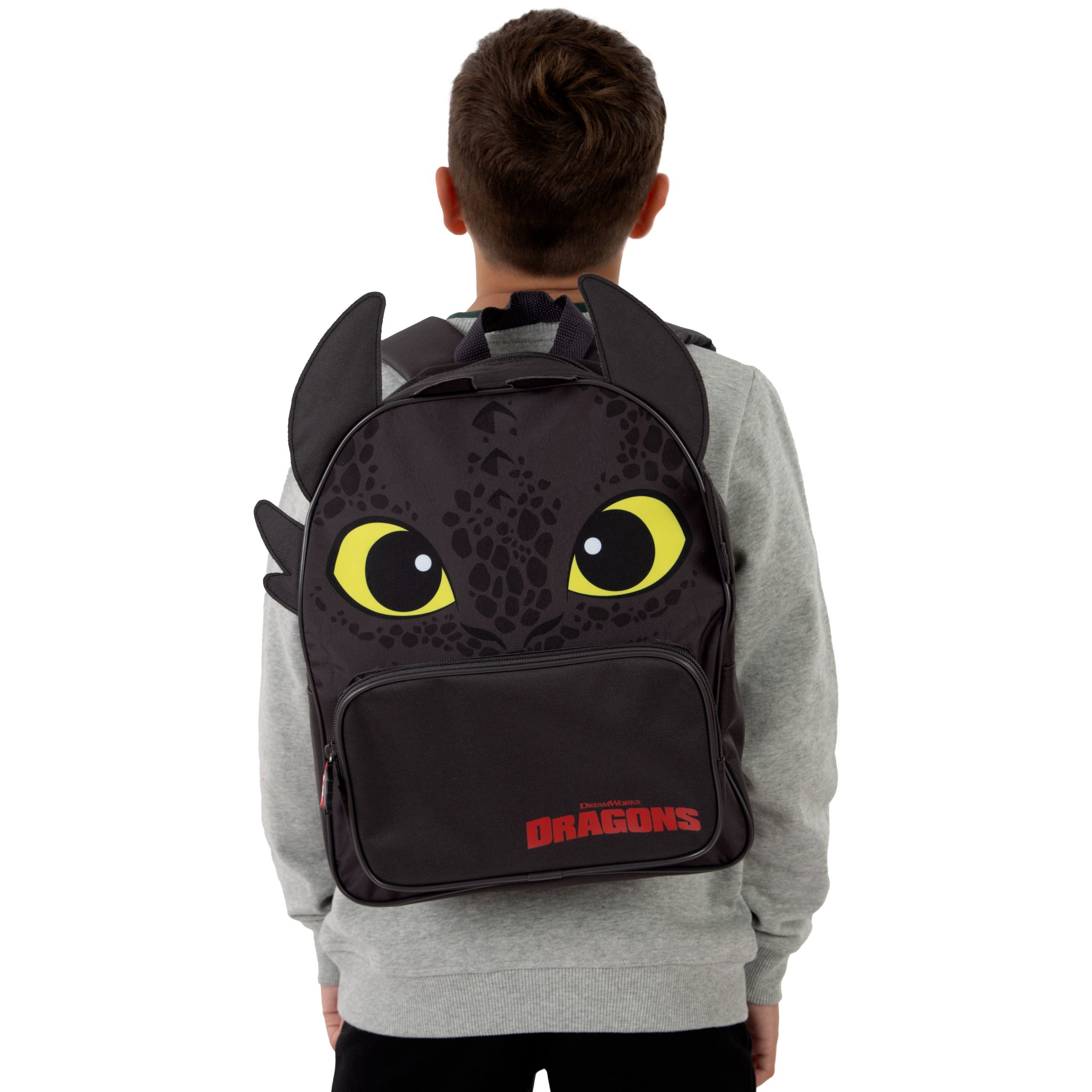How To Train Your Dragon How To Train Your Dragon Men's Toothless Backpack 3D Ears in Black - 2