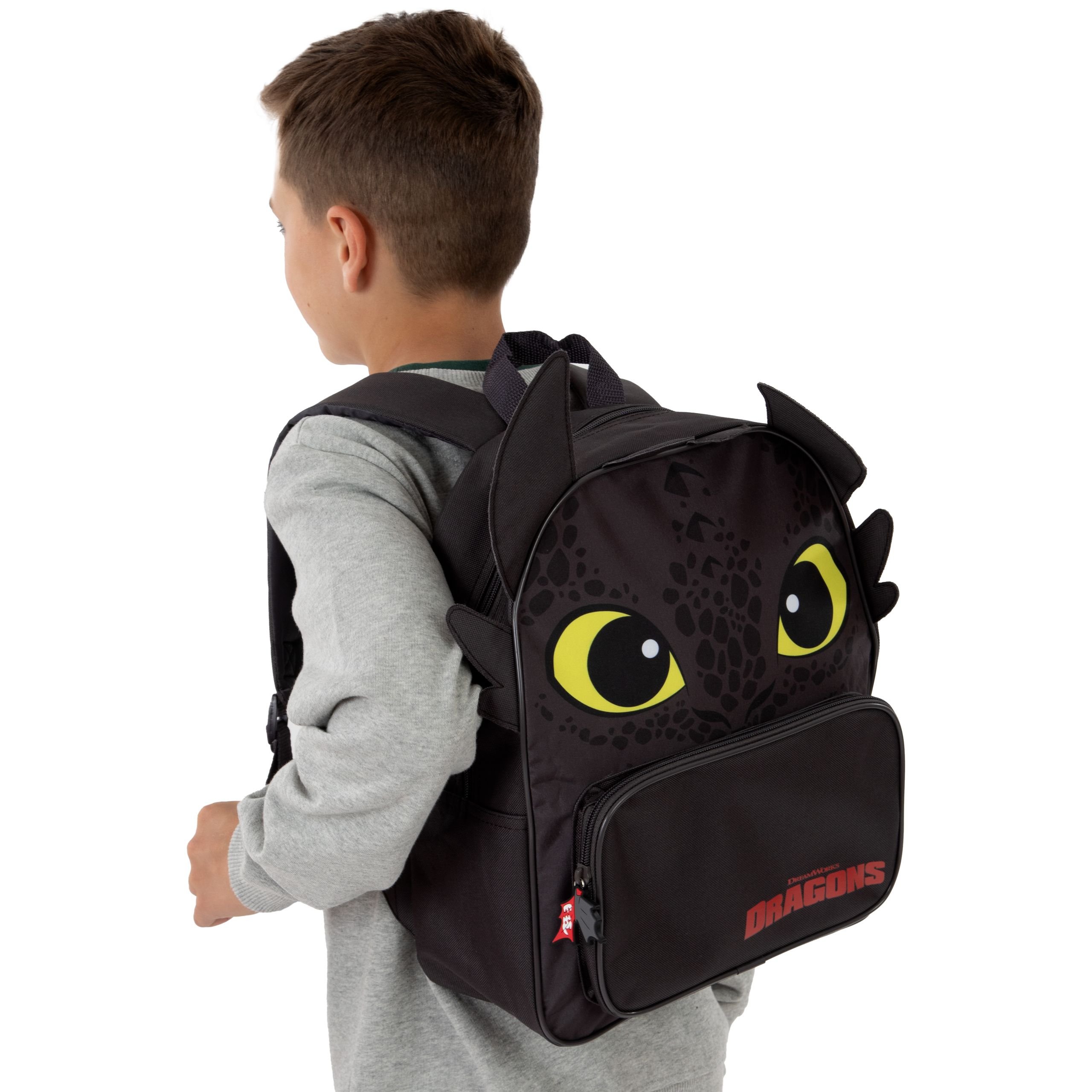 How To Train Your Dragon How To Train Your Dragon Men's Toothless Backpack 3D Ears in Black - 3