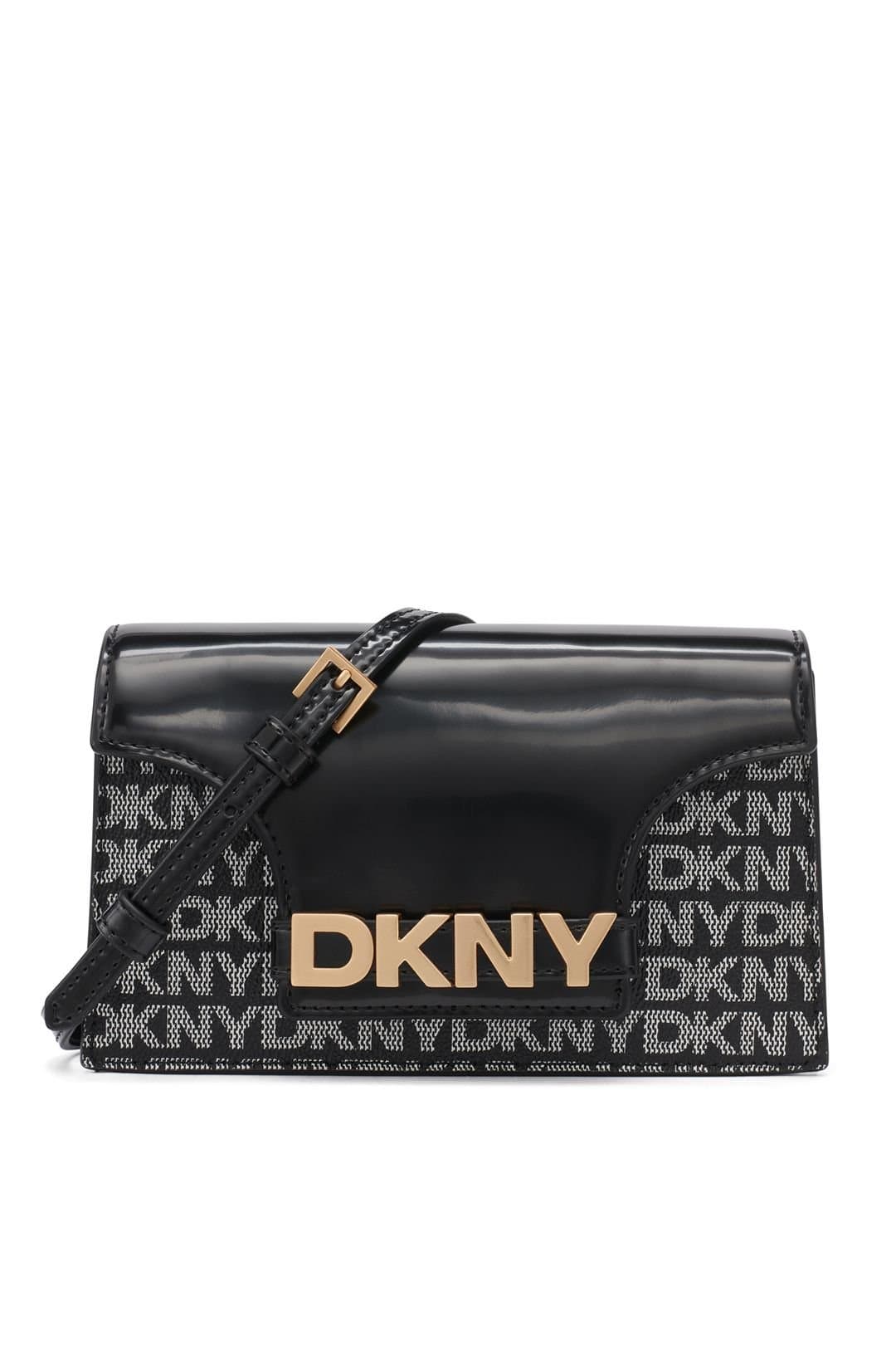 DKNY DKNY Women's Avril Wallet On String New York Logo Black